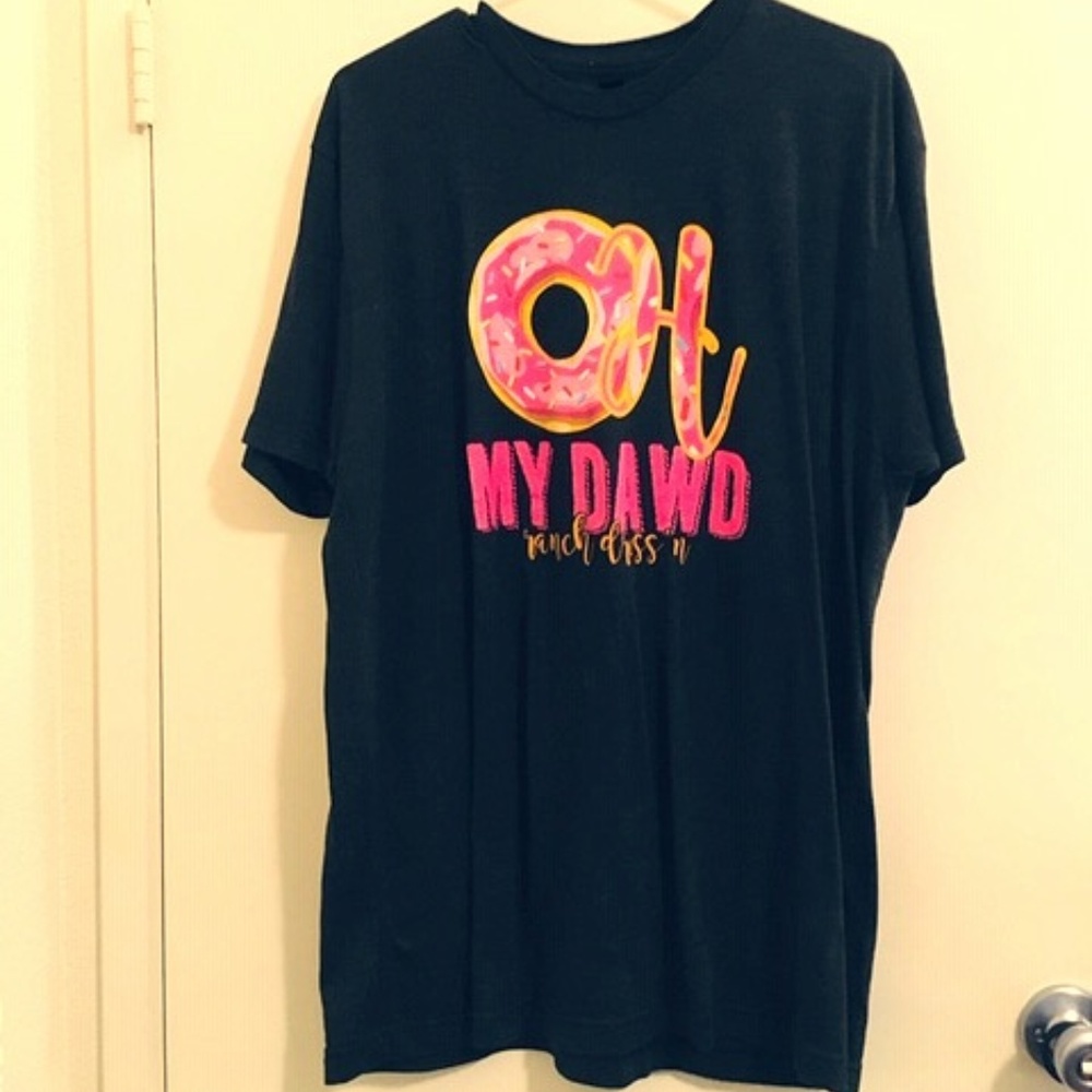 Ranch Dressn Black Tee-Shirt Sz XL